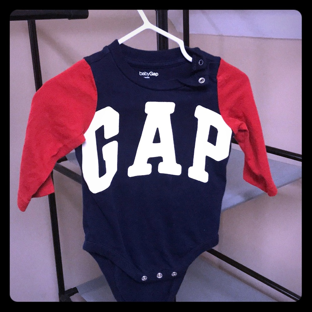 GAP Baseball style onesie